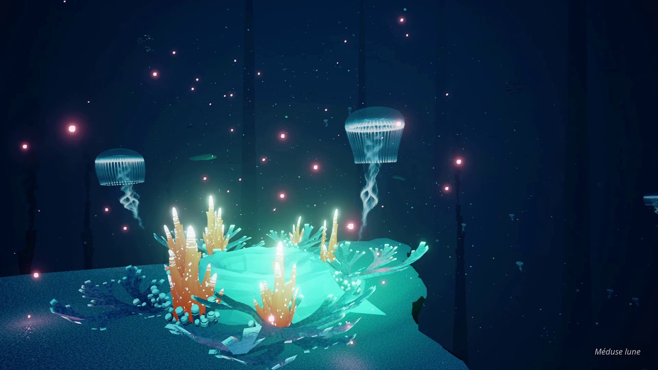 ABZÛ meditation screen saver deep ocean fish with zen & relaxing music #10