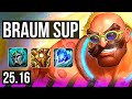 BRAUM & Lucian vs TAHM KENCH & Smolder (SUP) | VN Challenger | 25.16