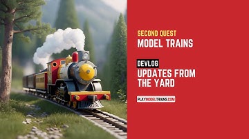 Model Trains Devlog 04 | Updates from the Yard | Terrain Editor and Junctions & Switches