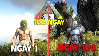 ARK  100 NGÀY DAY the island Tập 5 Tame Doe :))