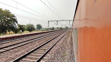 12423 DIBRUGARH RAJDHANI OVERTAKES 12313 SEALDAH RAJDHANI- INDIAN RAILWAYS