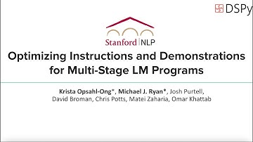 Optimizing Instructions and Demonstrations for Multi-Stage Language Model Programs