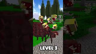 TÔ GÀ.EXE TỪ LEVEL 1 TỚI LEVEL MAX TRONG MINECRAFT SIÊU KINH DỊ #shorts #minecraft #togatv