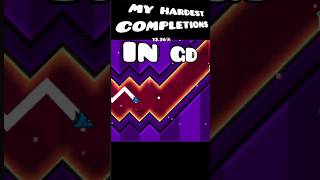 My Hardest Completions In Geometry Dash!