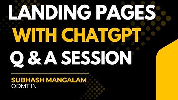 Creating Landing Pages With ChatGPT and How to Fix Errors | How to Write Content With ChatGPT
