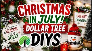 Christmas in July- Dollar Tree easy adorable DIYS 🎅 Tons of inspiration!