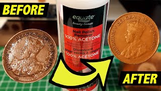 Famous Cleaning Coins with 100% Pure ACETONE Wealth