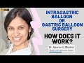 What is Gastric Balloon OR Intra Gastric Balloon Surgery- Dr. Aparna Govil Bhasker, Mumbai, India