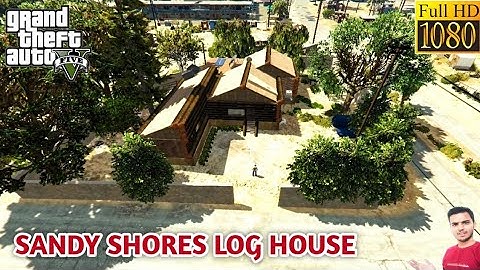 GTA 5 : HOW TO INSTALL SANDY SHORES LOG HOUSE MOD🔥🔥🔥