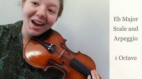 Violin | Eb Major Scale and Arpeggio - 1 Octave
