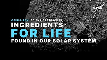NASA Science Live: Asteroid Bennu Originated from World with Ingredients and Conditions for Life