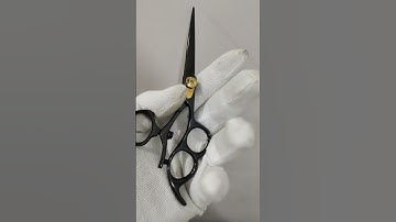 Black Hair Cutting Scissors ✂️ Professional Barber & Salon Shears