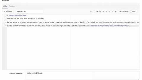 Demo: Real time secrets detection on Gitlab