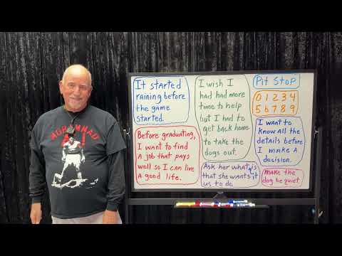 374 - Pit Stop, various sentence translations