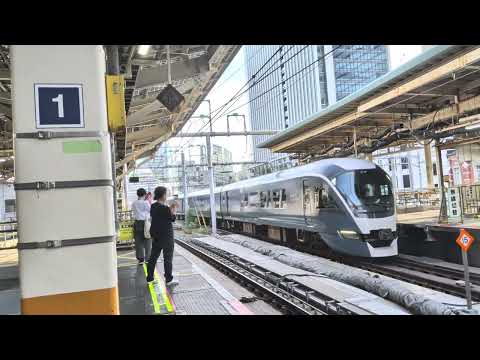 （サービスホーンあり）サフィール踊り子・E531系東京駅入線シーン