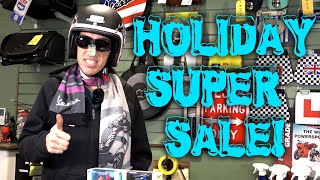 Robot's 2022 Holiday Trunk Show - Super Sale Gift Items from Scooterwest & Vespa Motorsport!
