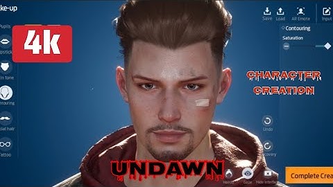 Undawn!!! Character Creation Walkthrough (Male)