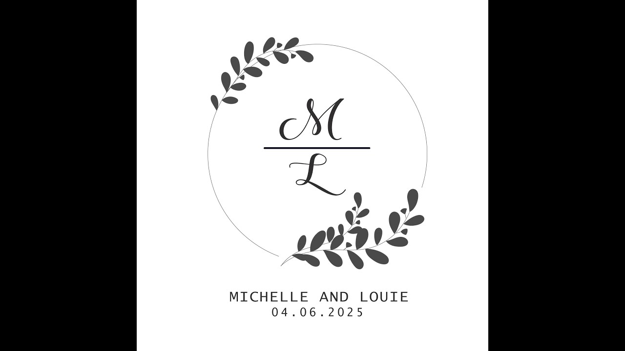 Create beautiful modern initials, monogram and minimal wedding logo by  Bigdayedit