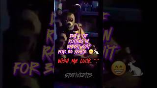 Day 1 in Rabbit Suit for 30 Years with William Afton :)) #fnaf #foryou #viral #funny #shorts #memes