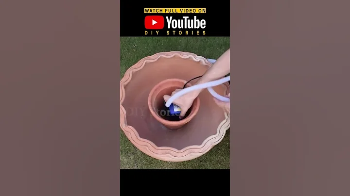 Create a Stunning DIY Fountain using Flower Pots