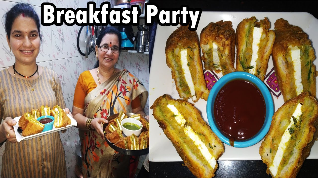 ताई बाबू सोबत केली ब्रेड पनीर सँडविचची पार्टी | Bread Paneer Sandwich Recipe | Shubhangi Keer
