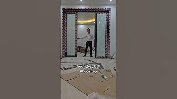 0985.688.605 Cửa trượt quay khuôn kép blk kính 2 mặt xanh đen và mờ sữa, cửa nhôm trượt quay blk