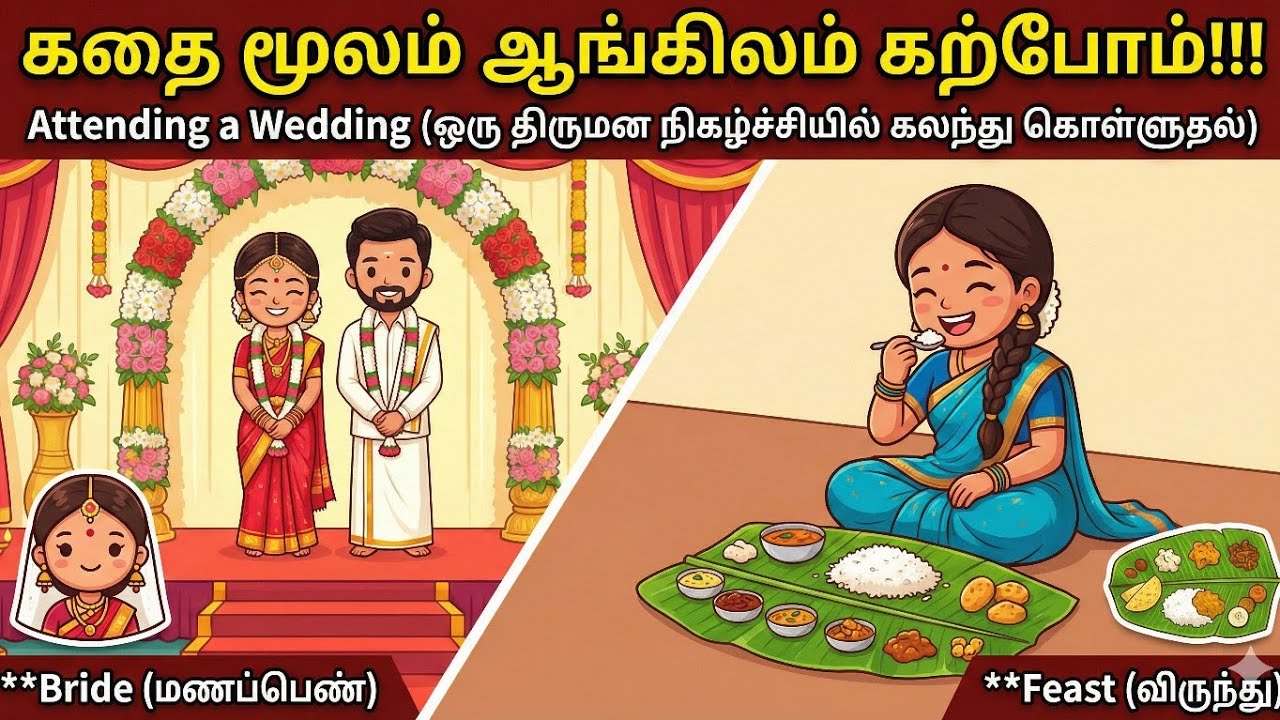 Learn English Through Story | Spoken English in Tamil | Spoken English through Tamil