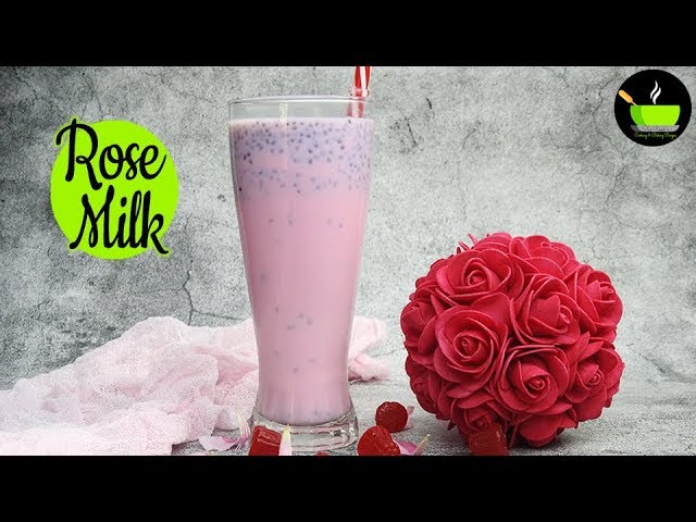 Rose Milk Recipe | Cooking Without Fire For School Competition | Fireless Cooking  Recipes | She Cooks