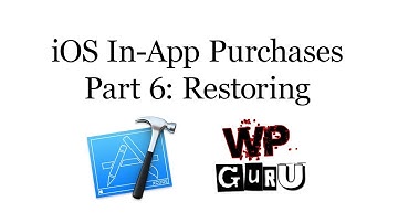 Creating an In-App Purchase in iOS 7 - Part 6: Restoring Purchases