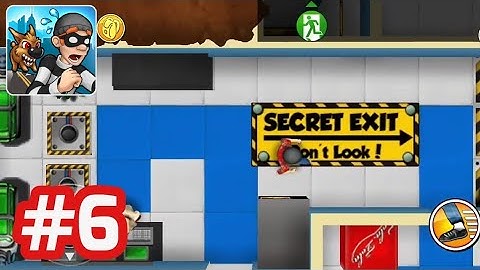 Robbery Bob - Gameplay Walkthrough - Part 6 Chapter 3 Secret Labs (Level 6 - 10) iOS/Android