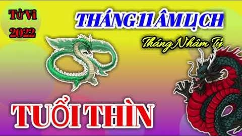 Tử Vi Tháng 11 Âm Lịch của Người TUỔI THÌN 2022 ‎‎‎‎‎‎@Luangiai12congiap