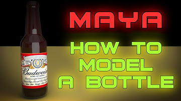 Maya Tutorial - How To Model A Beer Bottle In Maya 2017