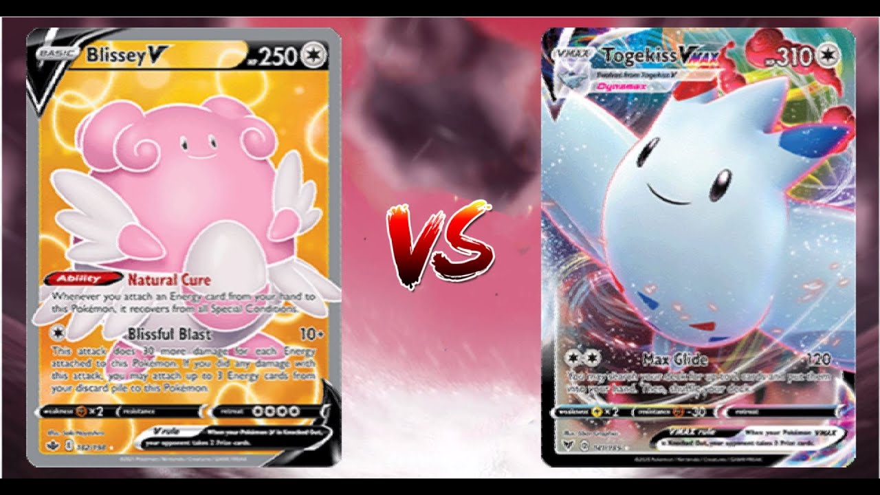 Pokemon TCG Online Expanded Blissey V VS Togekiss VMAX!!