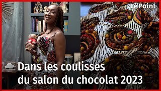 Salon du chocolat 2023 : une robe de 8 kg pour Nadège Beausson-Diagne