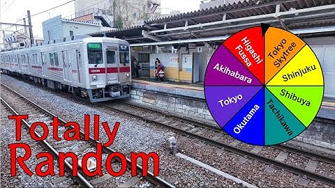 I let RNG Take me to a Random Train Station in Tokyo