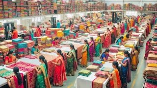 1000 रुपए वाली साड़ी | मात्र 45 रुपए से साड़ी | 250 से लहँगा | 65 ₹ से कुर्ती  | Sadi Factory Live