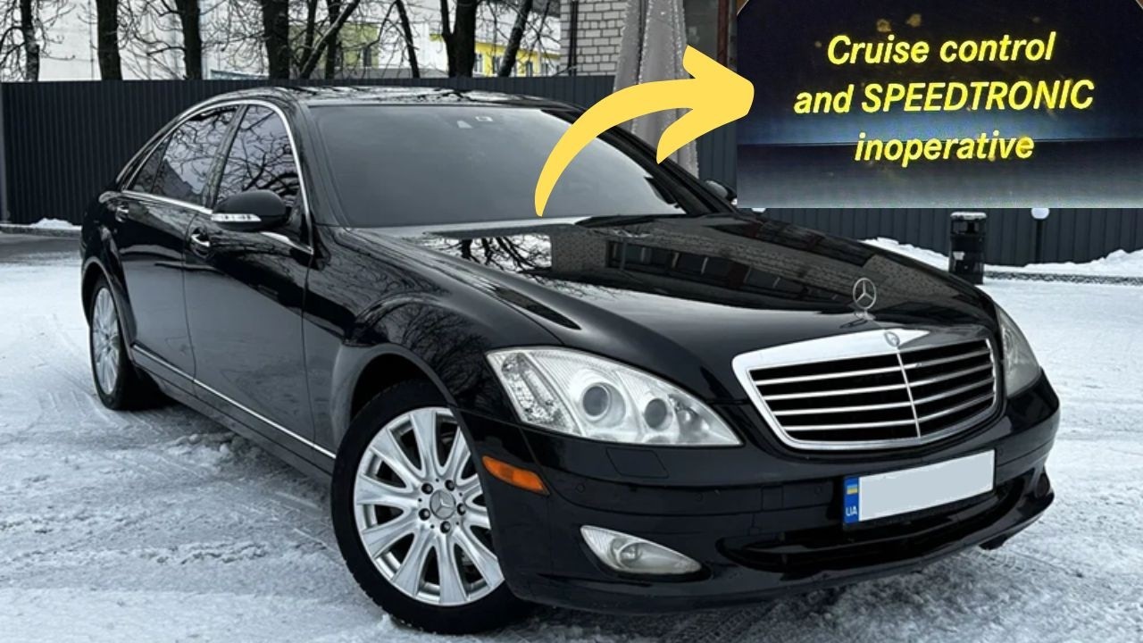 Предупреждение Mercedes «Круиз-контроль и Speedtronic не работают»