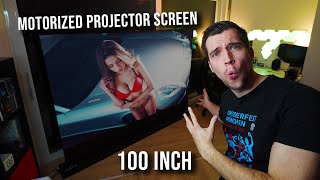 Best 4K Laser Projector 2020 Screen - VIVIDSTORM 100' Floor Rising ALR SCREEN REVIEW !