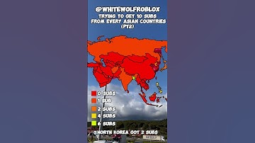 Trying To Get 10 Subs From All Asian Countries pt 2! #map #viral #europe #geography