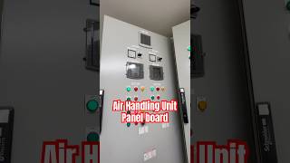 Air handling unit industrial electrical control cabinet #dohaqatar #technical #maintenance