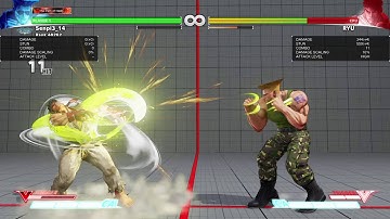 Guile easy vtrigger combo