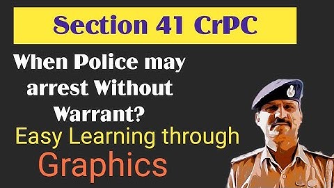 Section 41 CrPC with easy Tricks