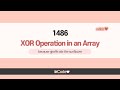 leetcode - 1486 XOR Operation in an Array JavaScript Solution