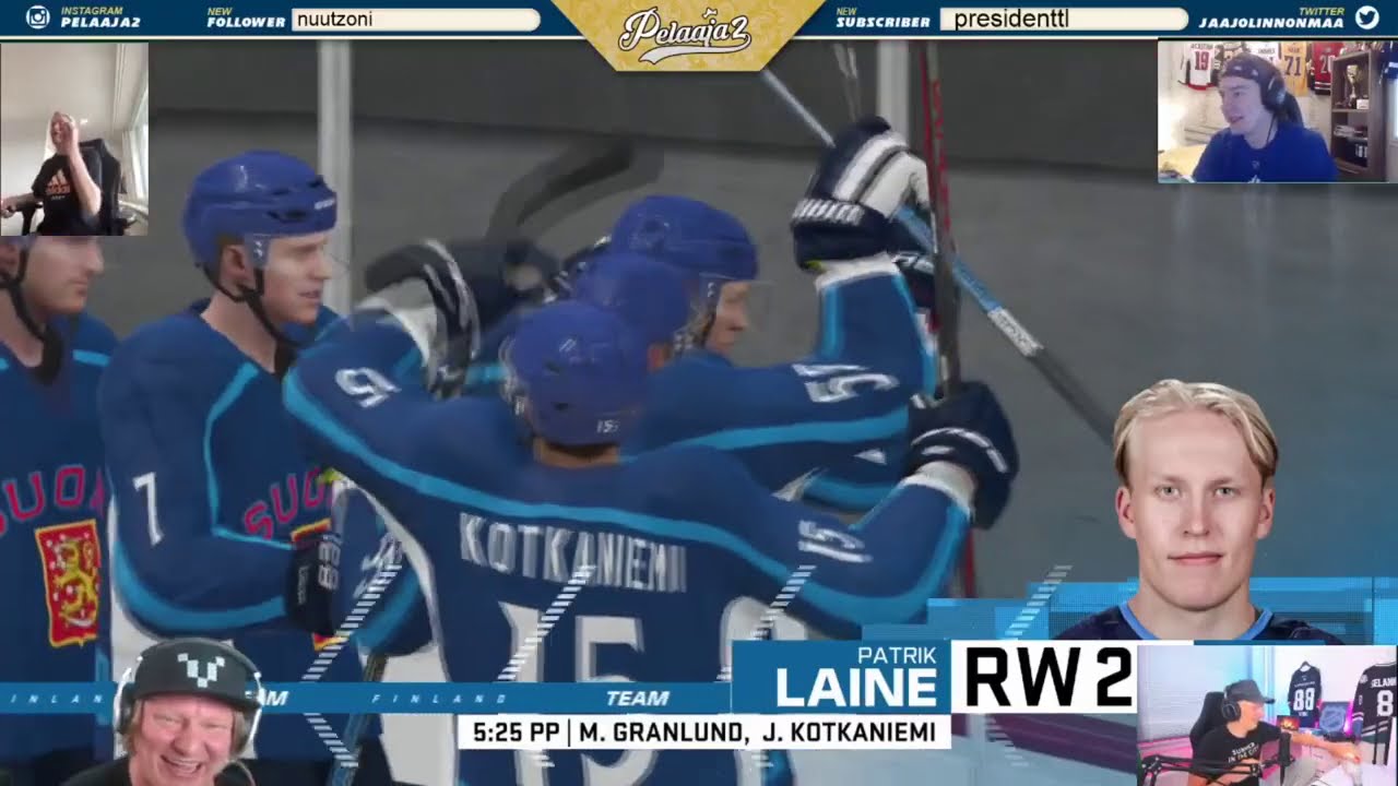 Jaajo Linnonmaa & Jaakko Parkkali vs Erik Tammenpää & Joonas Virta   | NHL20