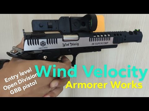 Armorer Works Wind Velocity | HX24 - Entry level Open AA pistol