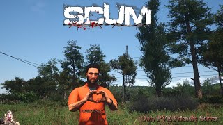 SCUM в 2K. Скромное, спокойное, тихое выживание на ПВЕ сервере.