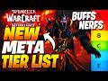 RANKING ALL BEST DPS CLASSES AFTER HUGE NERFS &amp; BUFFS! WoW Midnight DPS Tier List (NEW META)