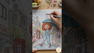 Coloring ALL of London with a Grumpy Cat 🐱🇬🇧 | Bold & Easy Adult Coloring Book
