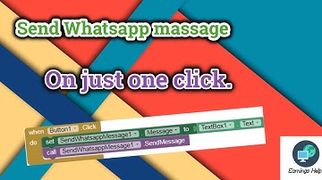 Send Whatsapp message pn one click+AIA File