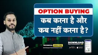 OPTION BUYING कब करना है और कब नहीं करना है?| OPTION BUYING STRATEGY | OPTION  SETUP| OPTION TRADING